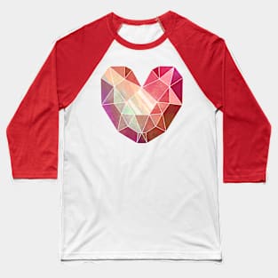 Crystal Heart (Rainbow) Baseball T-Shirt